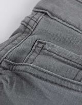 dżinsy - Girlfriend Fit - szary