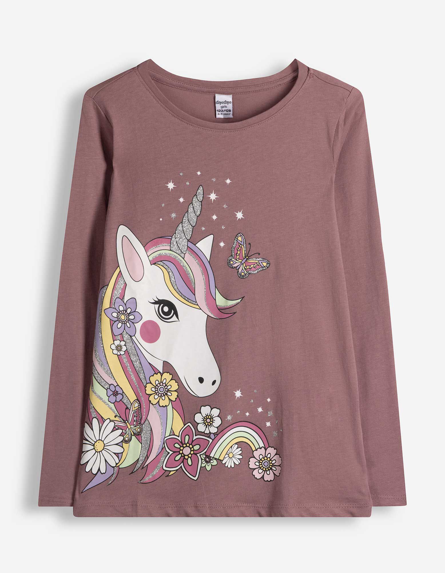 Longsleeve - Print - Bessenrood