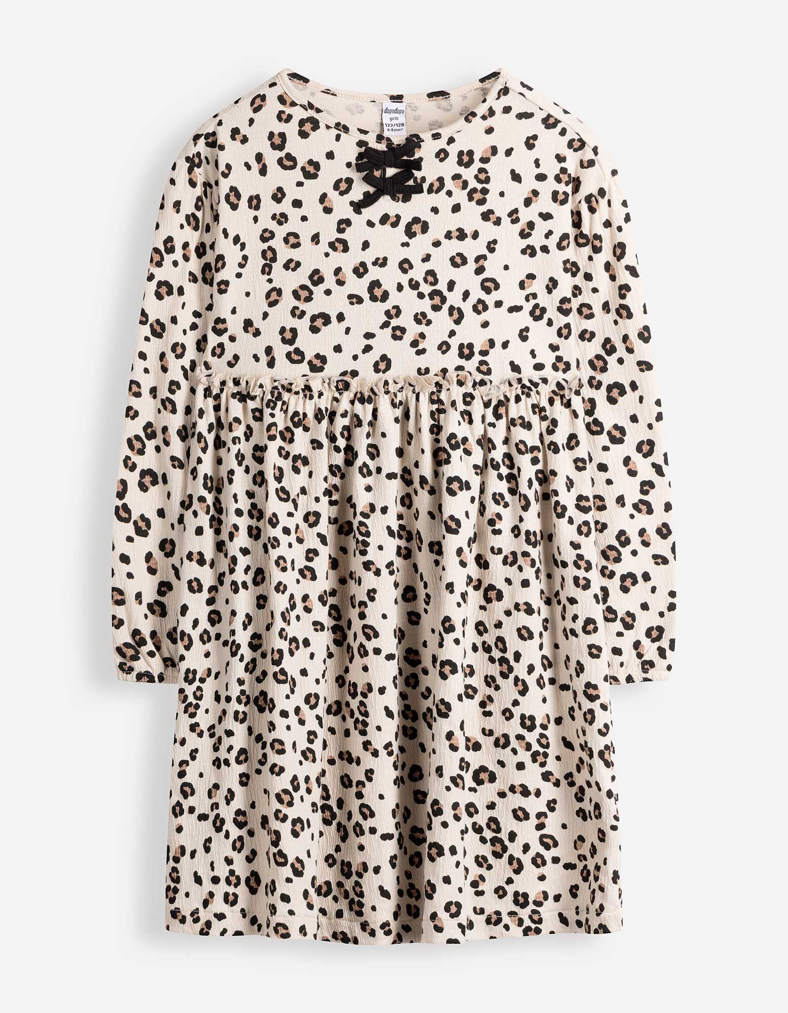 Jurk - Cr&ecirc;pe - Beige