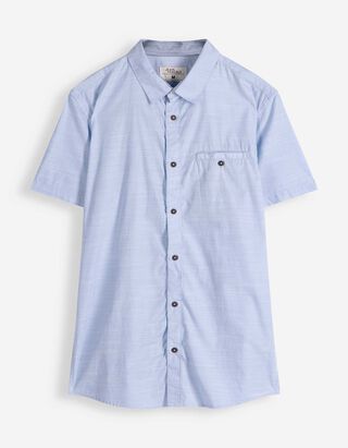 Overhemd - Katoen - lichtblauw