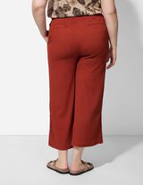 Kalhoty - Normální délka - tmave cervená