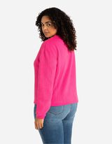 Pullover - viskoosi sisaldusega - erkroosa