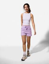 Shorts - Elastischer Bund - lila