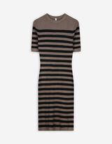 Strickkleid - figurbetont - dunkelgrau
