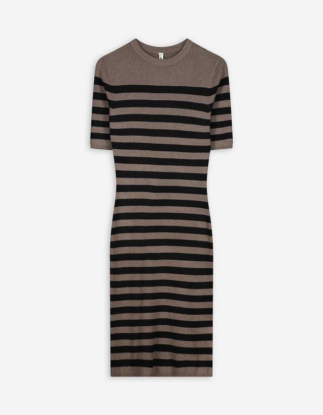 Strickkleid - figurbetont - dunkelgrau