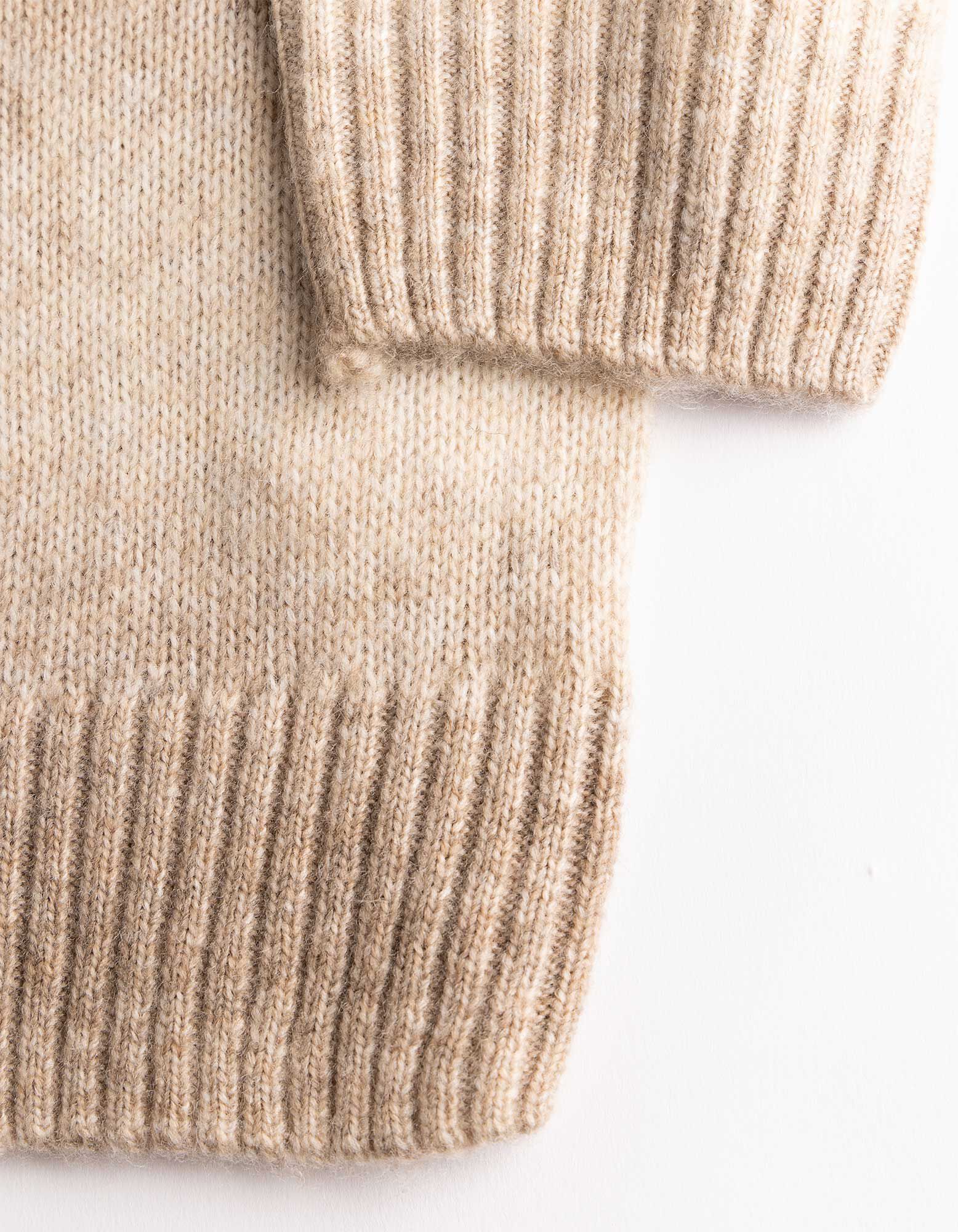 Pullover - Streifen - Beige