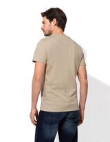 Tričko - Predná potlač - bezova