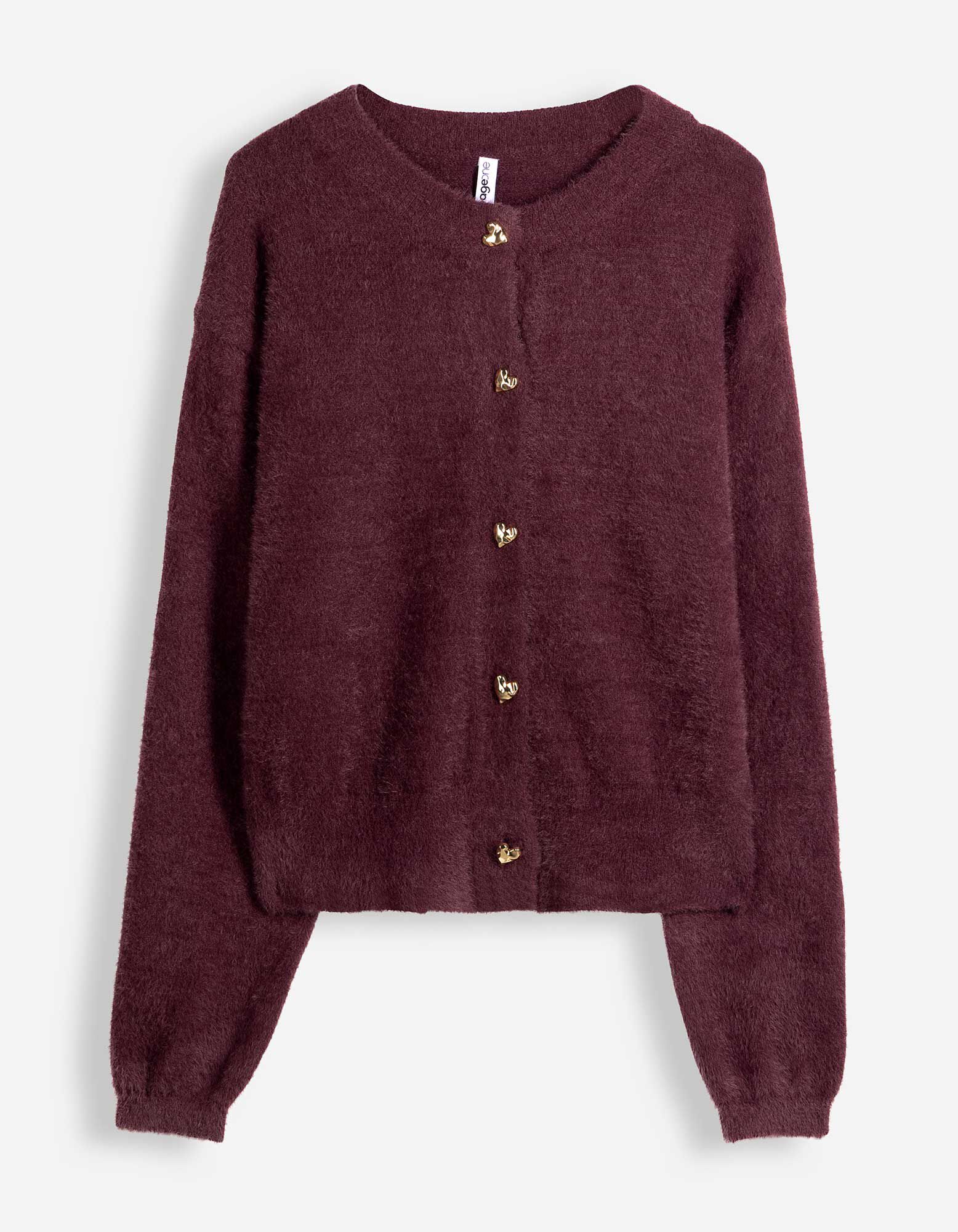 Cardigan - Knopfleiste - Lila