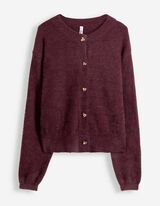 Cardigan - Knopfleiste - Lila