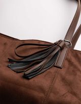 Kabelka/ta&scaron;ka - Imitace semi&scaron;e - tmave hneda