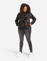 Kapucnis felső - Zsinóros kapucni - fekete