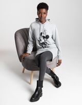 Dlh&yacute; pul&oacute;ver - Minnie Mouse - svetloseda