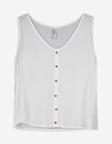 Top sans manches - blanc