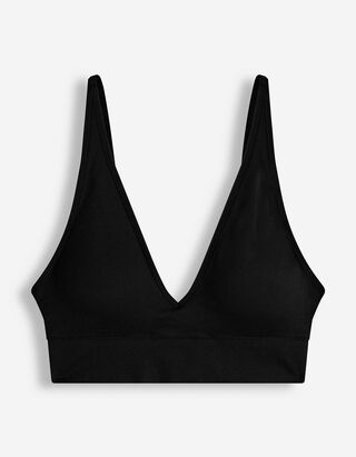 Bustier - &uuml;berwiegend nahtlos - Schwarz