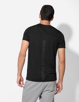 T-Shirt - einfarbig - schwarz