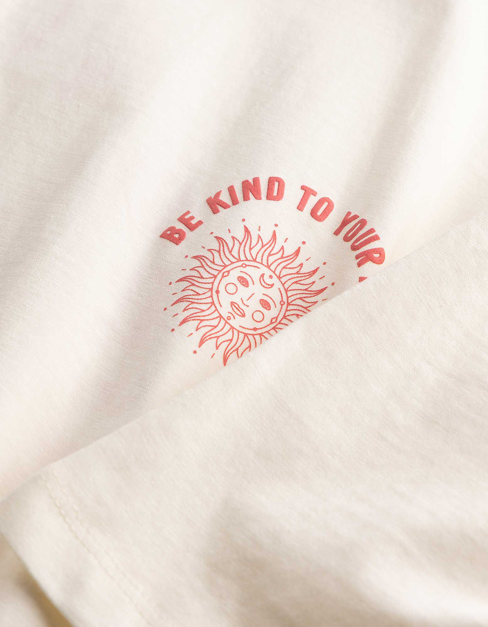 T-Shirt - R&uuml;ckenprint - Off-White