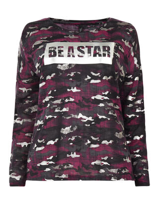 Damen Pullover mit Camouflage-Muster