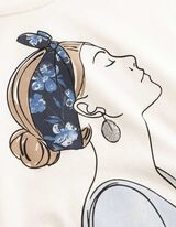 T-Shirt - Print - wei&szlig;