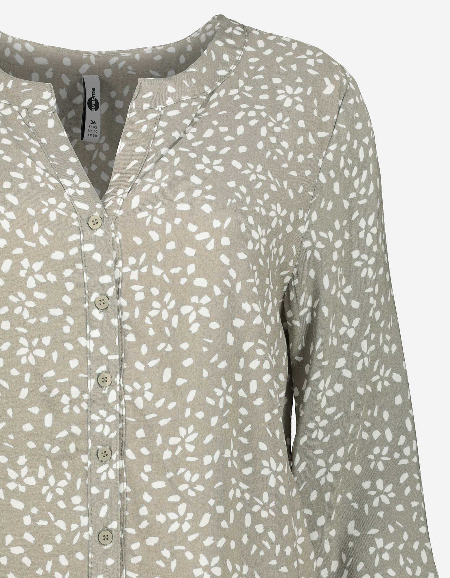Blouse - Viscose - Vert fonc&eacute;