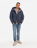 Talvejope - peidetud taskud - tumesinine