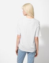 T-shirt - Met studs - wit