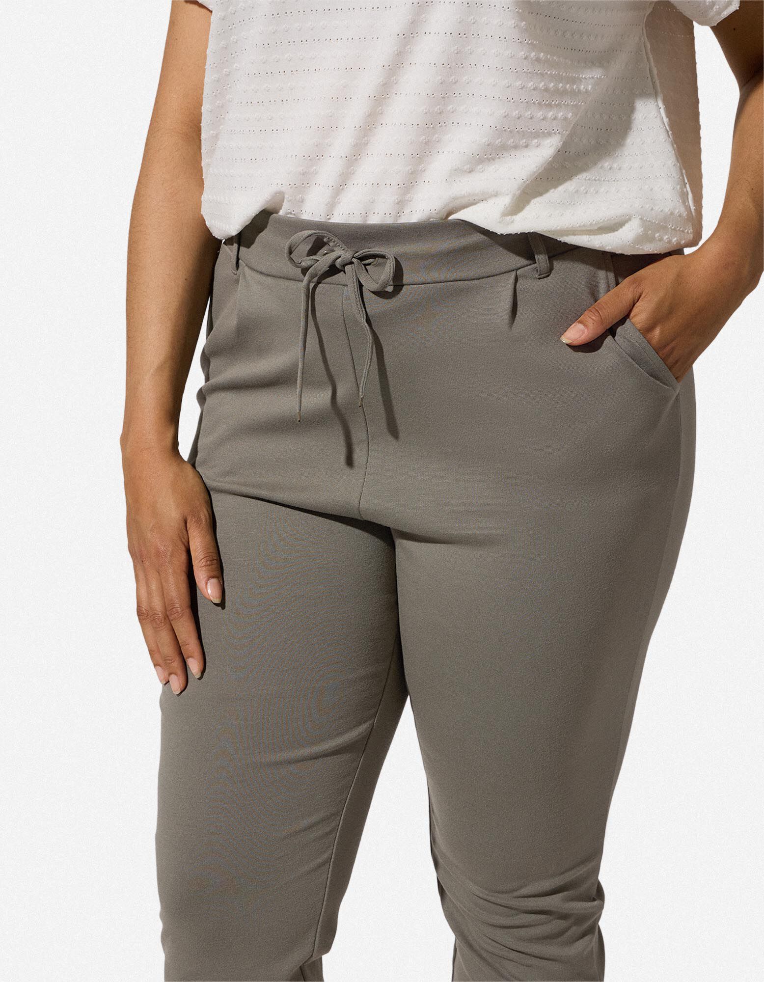 Caprihose - Skinny Fit - Gr&uuml;n