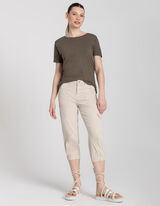 Capri hlače - Relaxed Fit - bez