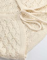 Bolero - Perforirana pletenina - bez