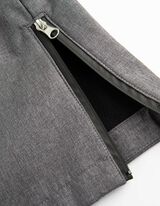 Jakna za boravak u prirodi - Poliester i najlon - tamno-siva