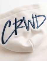 Hoodie - 3D-Applikation - Off-White