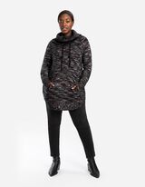 Lange trui - Breigoed - zwart