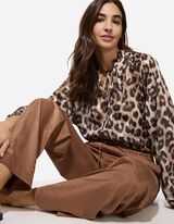 Pantalone - jednobojna - braon