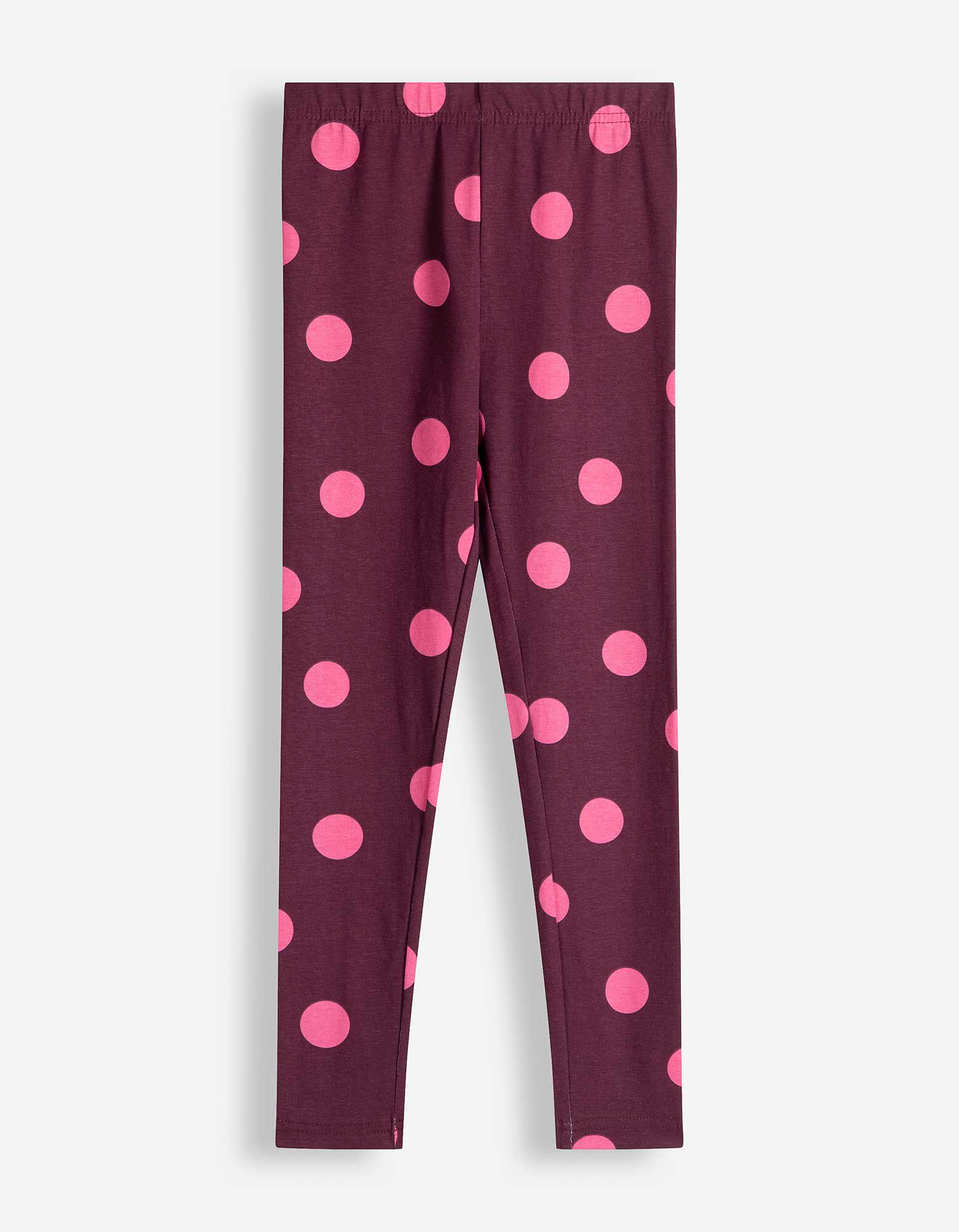 Leggings - Imprim&eacute; all-over - rouge fonc&eacute;