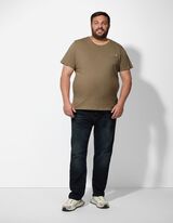 T-shirt - Poche-poitrine - marron clair