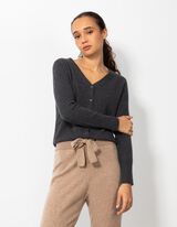 Kardiganas - Ka&scaron;myras - pilkas