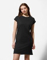 Kleid - gerade geschnitten - schwarz