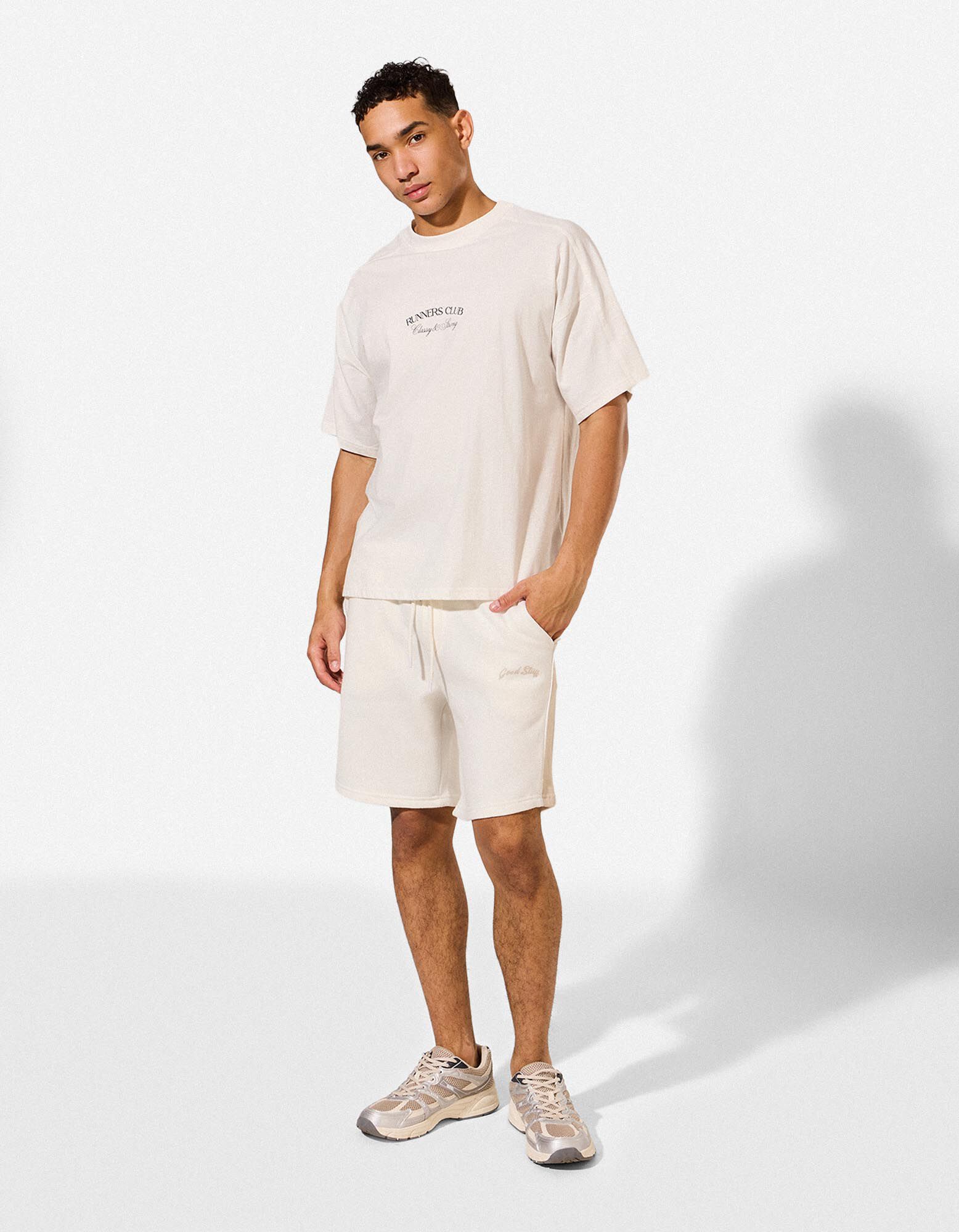 Shorts - Sweat - wei&szlig;