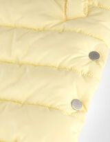 Gilet lungo - Cappuccio con coulisse - giallo chiaro