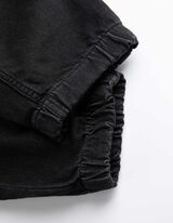 Kargo pantalone - Vrpca na porubu - crno