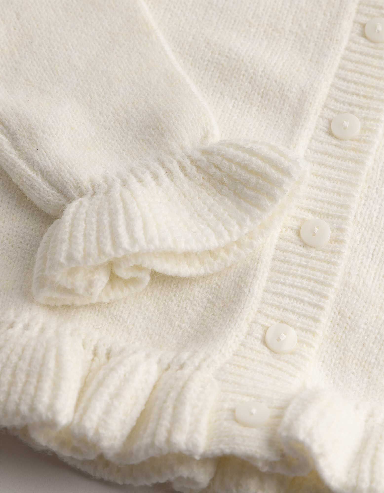 Cardigan - Knopfleiste - Off-White