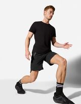 Shorts - einfarbig - schwarz