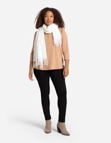 Šál - Jednofarebný - biely