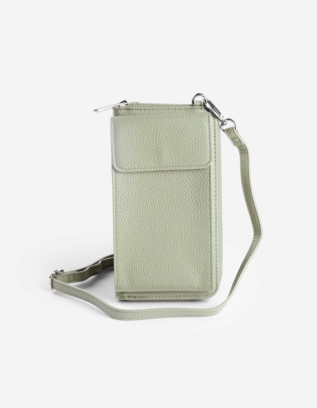 Smartphonehoesje - Imitatieleer - lichtgroen