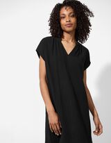 Abito blusato - Mussola - nero