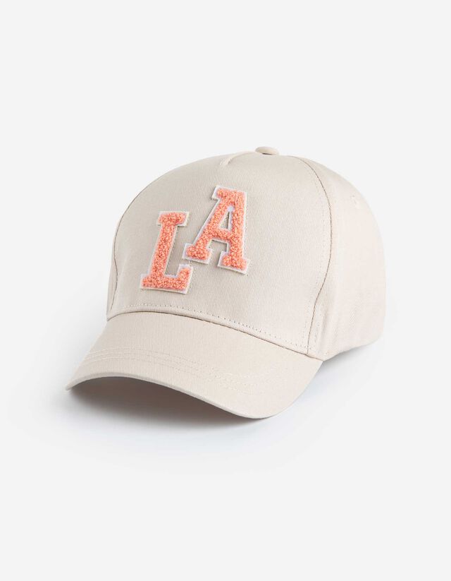 Baseballpet - Froteertapptoepassing - beige