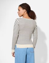 Trui - Ronde hals - beige