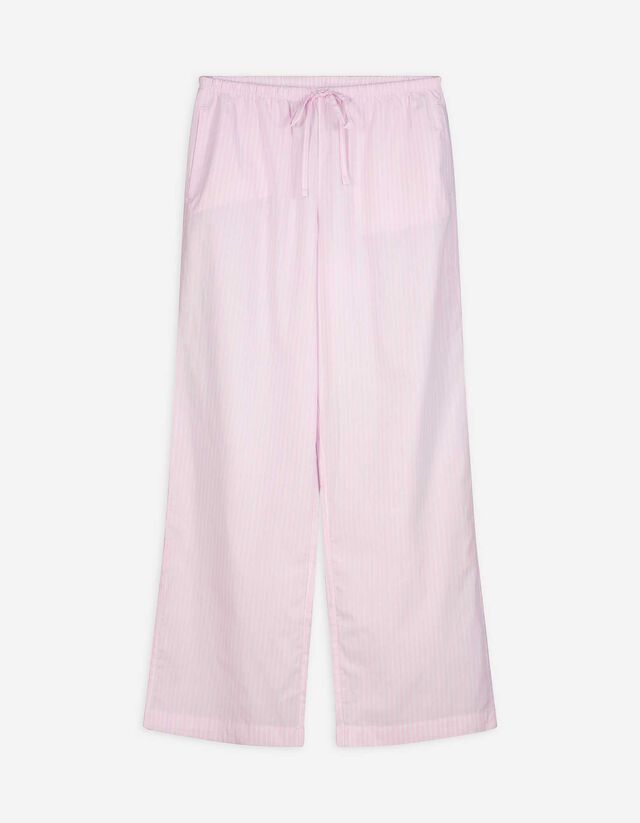 Pyjamahose - Streifen - pink