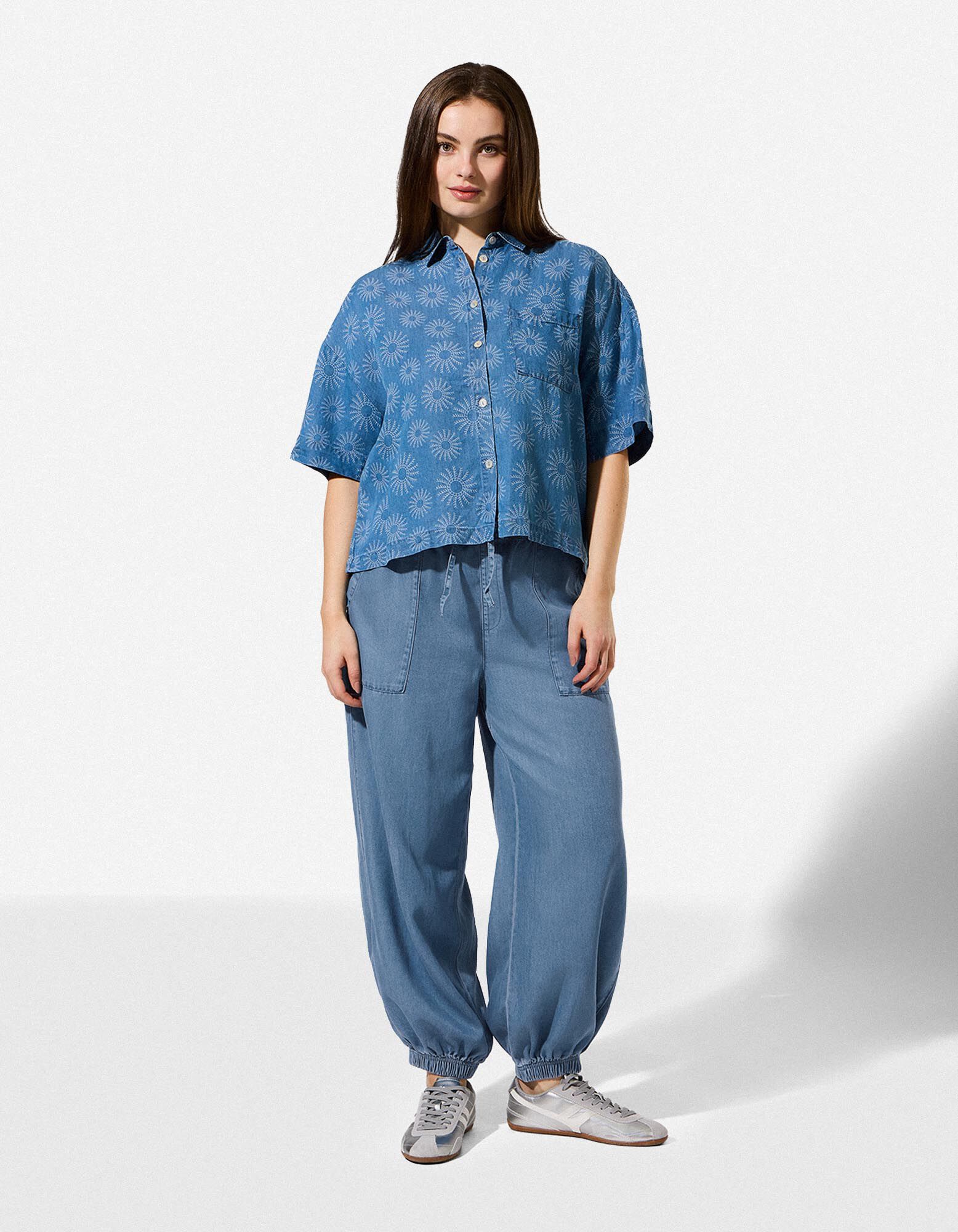 Jeans - Jogger Fit - Hellblau