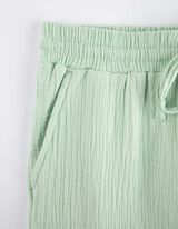 Bő nadr&aacute;g - Muszlin - vilagos zold