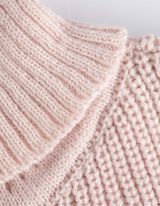 Šála s rolákem - Melírované - ruzova